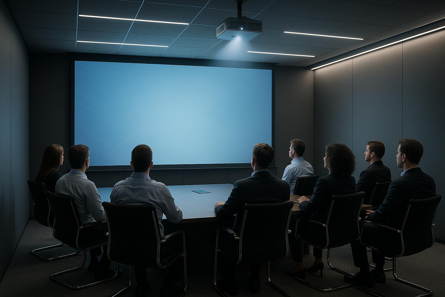 Современные проекторы и экраны на конференции